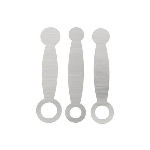 厂家长笛压垫工具不锈钢一套3个装精致实用flute管乐维修配件