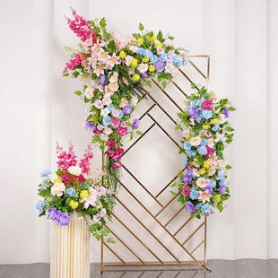 婚庆拱门花 挂花仿真花布置假花婚庆酒店活动装饰道具仿真花