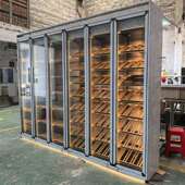 肯德吧台家用酒柜恒温恒湿双温红酒柜工厂直销酒店餐厅葡萄红酒柜