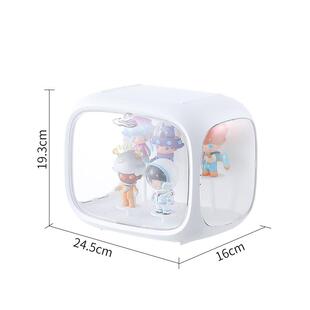 太空舱手办公仔亚力克展示柜盲盒收纳架玩具玩偶摆件透明盒子框