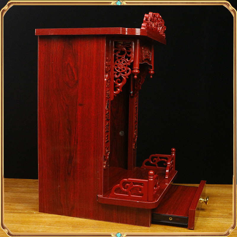 拆装款加厚超重财神爷佛龛供台家用供奉神龛架摆放柜子壁挂式佛柜