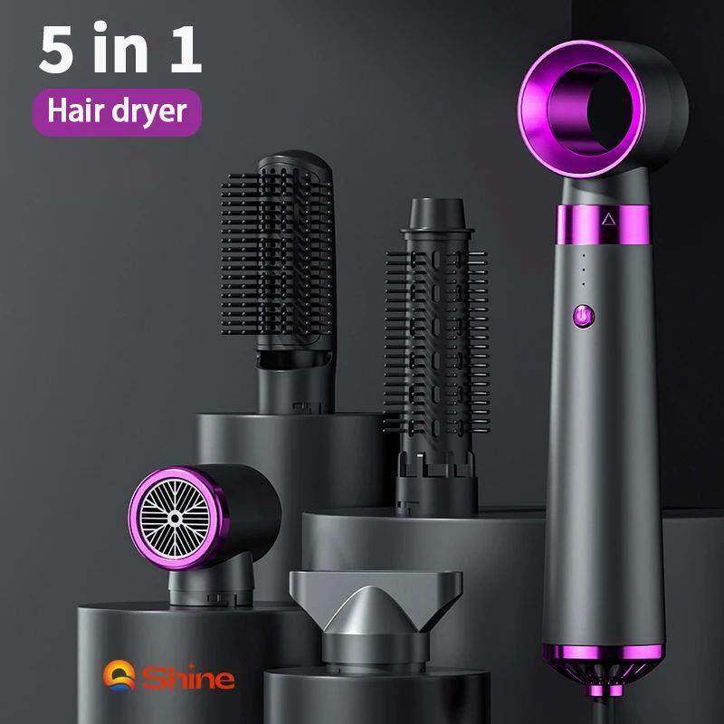 Hair Dryer 5 in 1 Air Comb Function Electric Hair Brush Mult