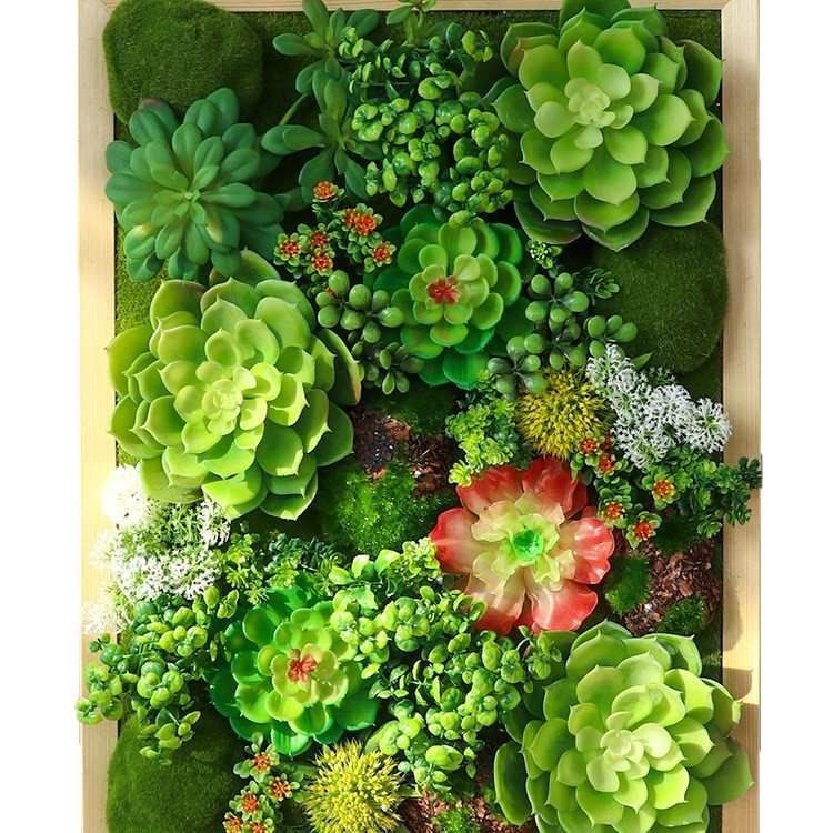 闻派仿真绿植多肉壁挂田园挂饰壁饰立体电表箱遮挡室内植物墙墙面