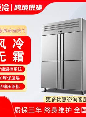 四门风冷冰箱插盘式冷冻冷藏柜慕斯面团海鲜大容量商用冰柜