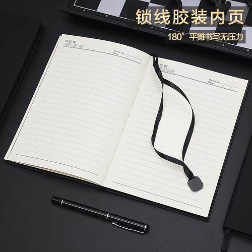 a5复古笔记本子文具加厚记事本简约大学生B5商务肤感皮面本加厚软