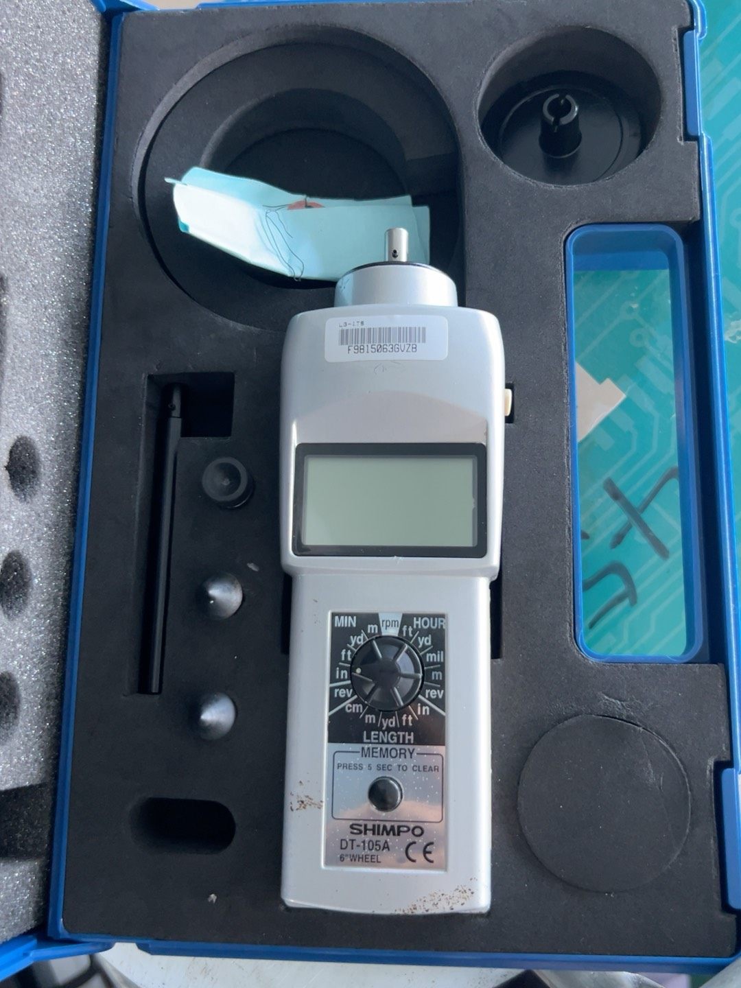 日本SHIMPO力新宝DT-105A接触式转速计