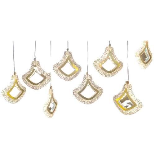 婚庆婚礼吊顶装饰吊灯道具LED灯串透明亚克力蝴蝶星星海胆水滴灯