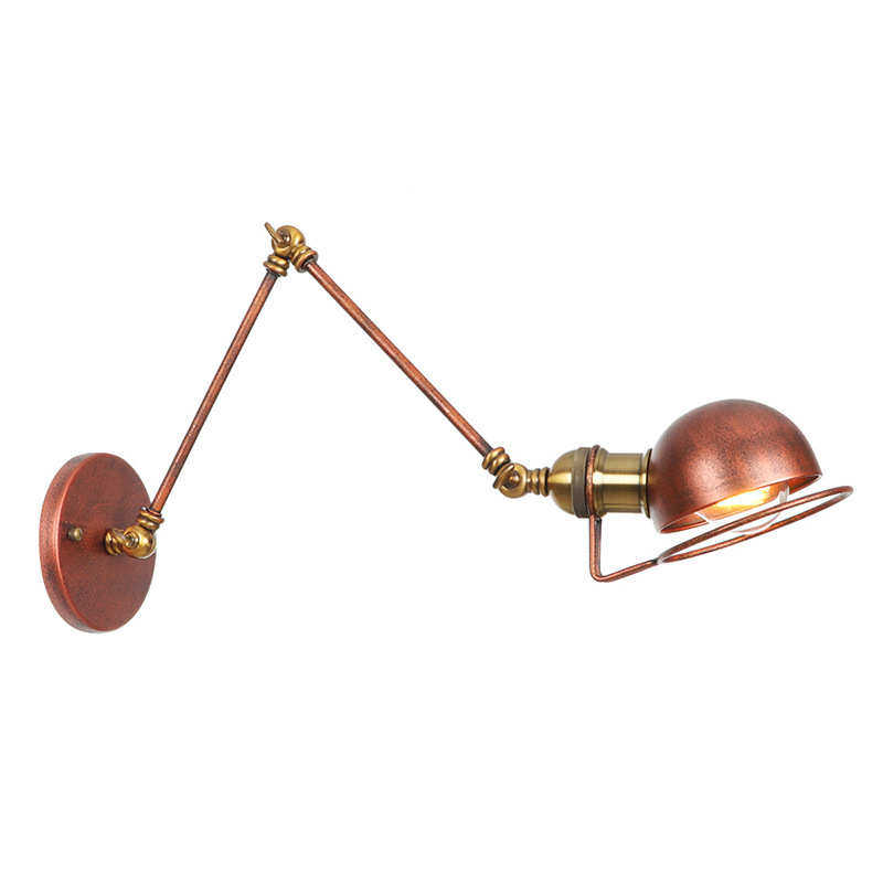 美式乡村创意现代简约复古个性双节调节长臂长管餐厅咖啡厅壁灯,家装灯饰光源,壁灯,淘宝优惠券,粉丝福利购,淘宝优惠卷