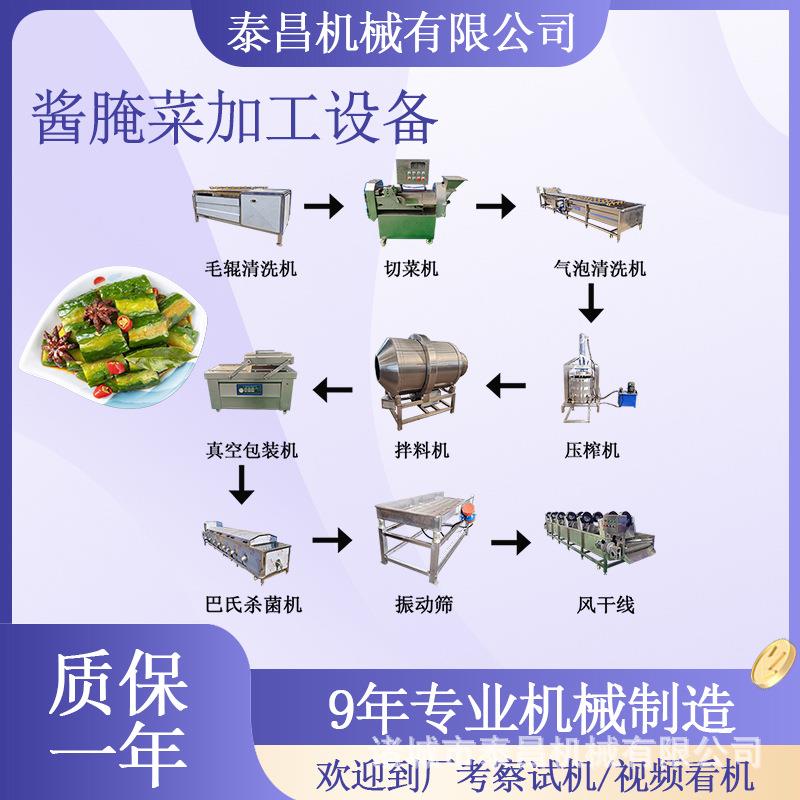 酱腌菜加工设备东北酸菜加工生产线八宝酱菜生产设备糖蒜加工机器