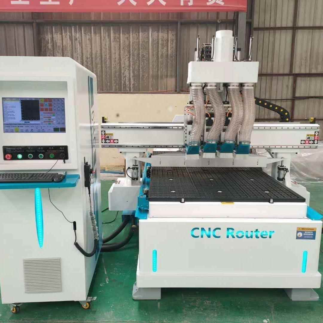 板式家具直排开料机1328四工序1325橱柜衣柜雕刻机全自动数控