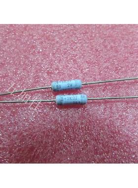 10个价 332J 2W 3.3K 3K3 5% 进口 电阻 浅蓝色印字电阻