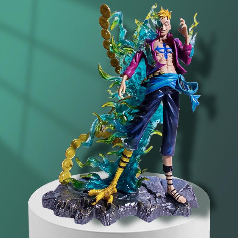 海贼王 IU马尔科手办 共鸣系列 不死鸟 海贼团手办摆件雕像礼物