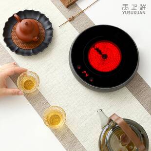 新款 240V跨境商品高端合金机身电陶炉超薄茶炉电陶炉煮 直销110V
