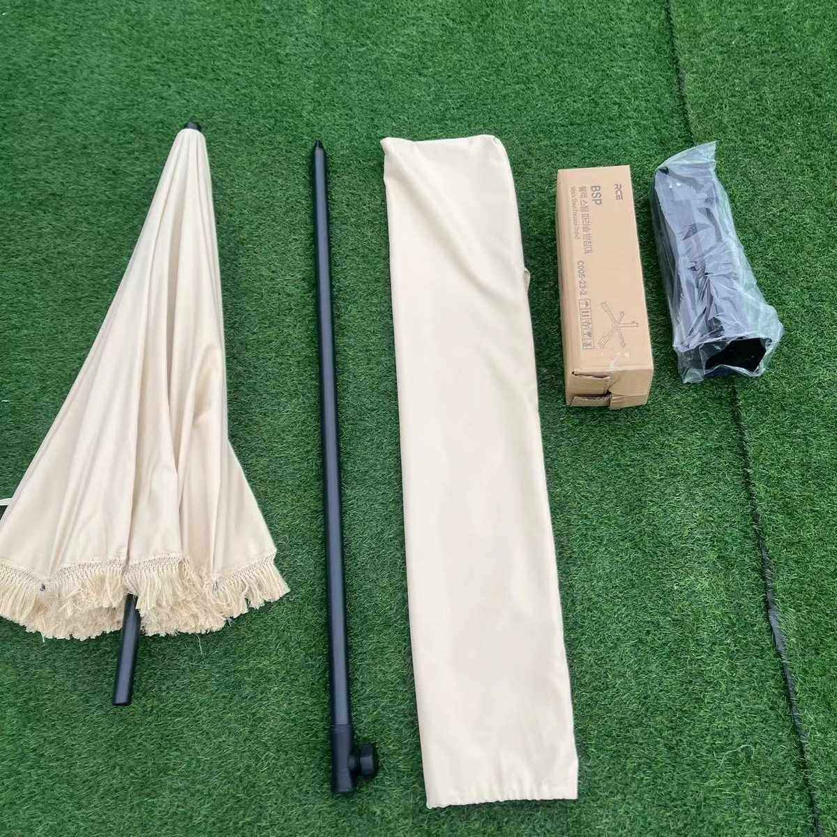 库存现货16k纤维流苏伞沙滩户外野营伞 遮阳伞太阳广告伞批发,居家日用,伞,淘宝优惠券,粉丝福利购,淘宝优惠卷