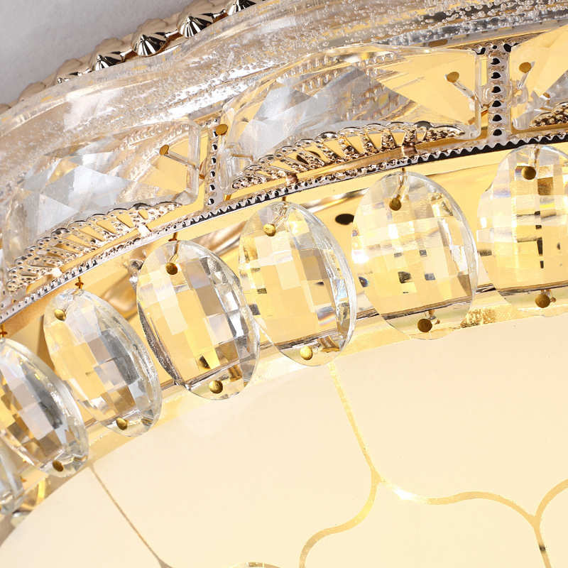 中山灯具厂直销客厅灯Led护眼吸顶灯欧式高端大气水晶灯批发优惠