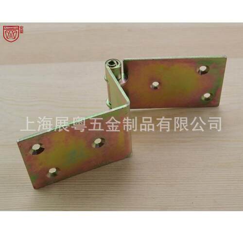 新款直销AW铁镀彩锌折角铁合页 工具箱合页 木箱铰链 支撑铰链支