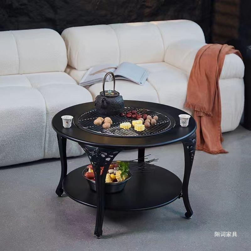 CEL火围茶炉煮茶家用室内全装套器具烤茶套煮炭炉烤炉烧烤桌围炉