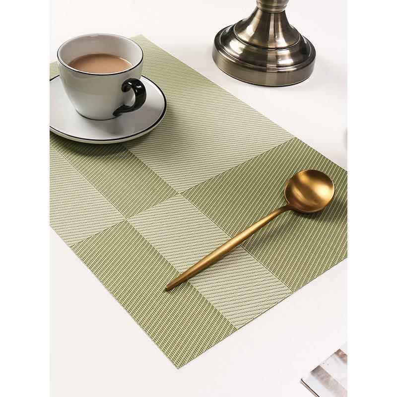 厂家餐垫PVC餐桌垫隔热垫碗家用北欧西餐垫酒店餐厅可水洗特斯林