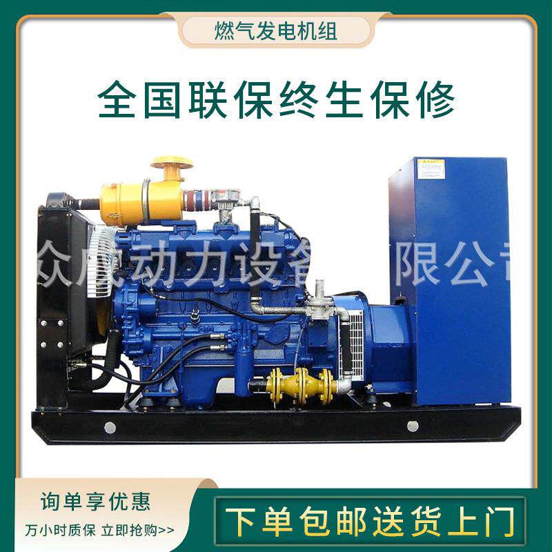 生物质发电机沼气发电机组200kw养殖用沼气设备沼气发电机组