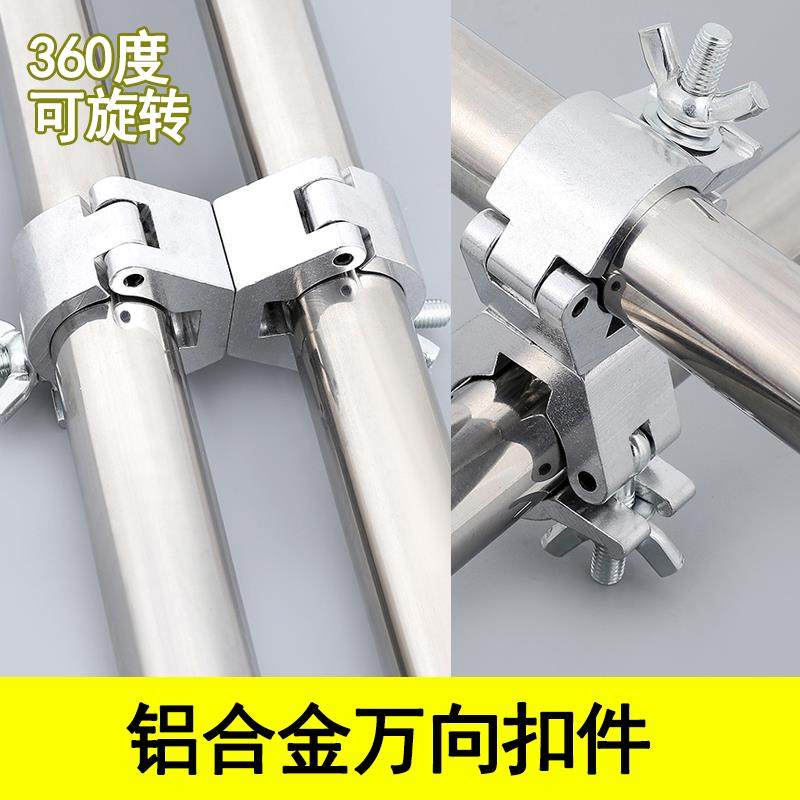 铝合金扣件十字万向扣件鹰架钢管卡扣旋转钢管连接件圆管固定扣