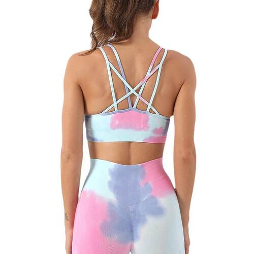 V 65566 Seams Knit Sport Bra Tank Top 无缝针织运动文胸