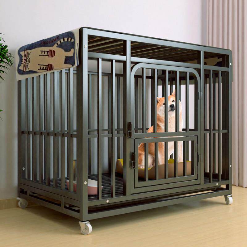 加粗狗笼子大型中型犬室内带厕所金毛萨摩耶边境牧羊犬拉布拉多宠