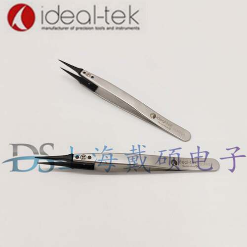 瑞士原装进口ideal-tek防静电镊子5CFR.SA不锈钢炭纤维细尖头镊子