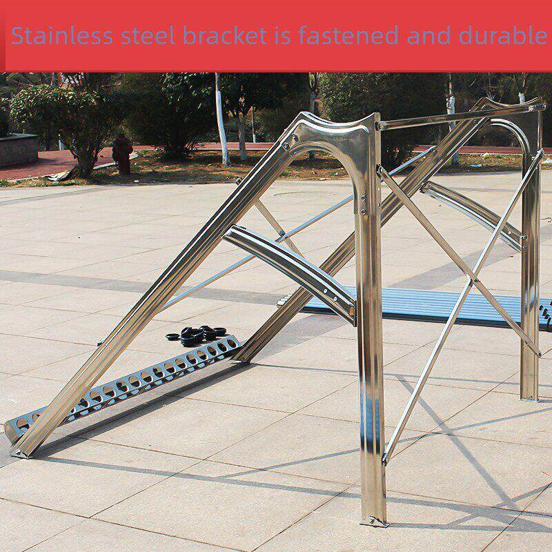 太阳能热水器保温桶水箱20管不锈钢彩钢铝合金加厚斜顶脊柱支架