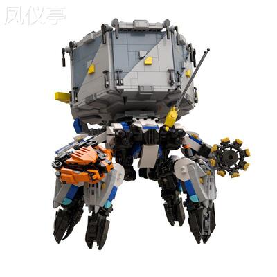 玩具模型MOC中国国产兼容壳行者地平线零之曙光游戏周边积木