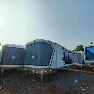 移动办公室科技感十足式的ZZLTKCMS创意街区舱引领未来住宿方潮太