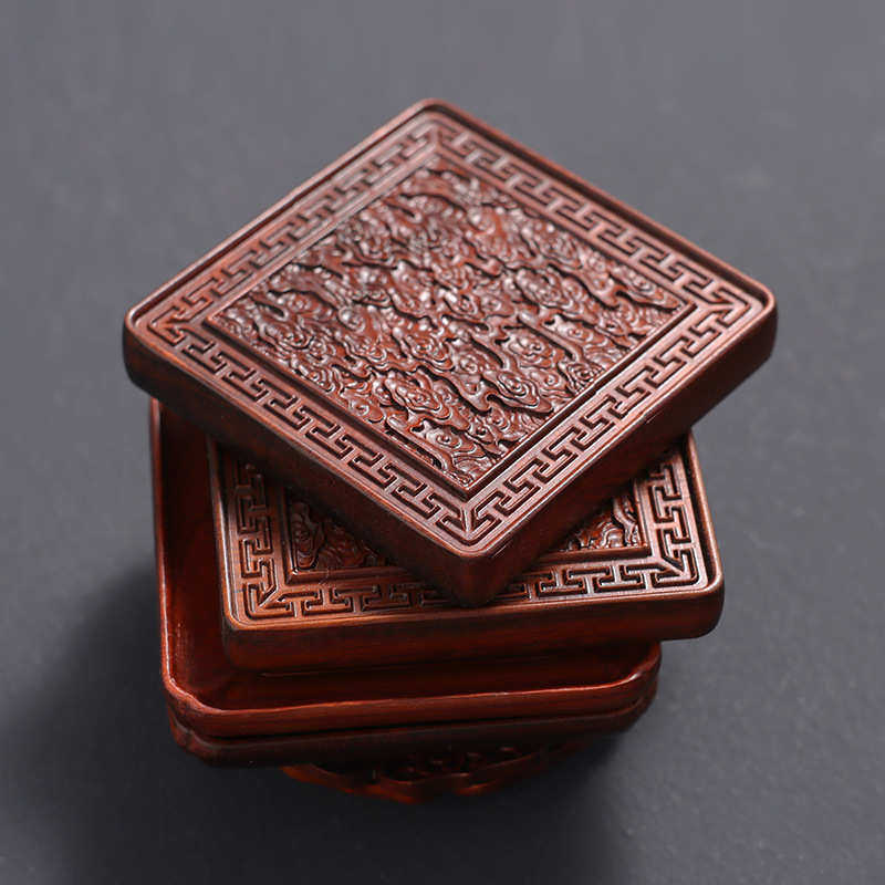 新中式禅意木质杯垫隔热垫功夫茶道茶具配件崖柏紫檀木雕刻茶杯托,餐饮具,茶具礼盒,淘宝优惠券,粉丝福利购,淘宝优惠卷