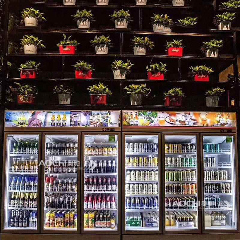 店冰厂家冷直销三门水果保鲜展示柜超市便利豪华饮料啤酒88藏柜