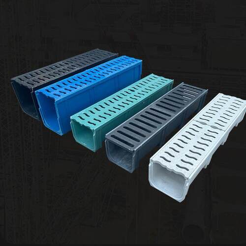 现货树脂排水沟U100-80-300下水道污水排水渠U型槽复合树脂排水沟
