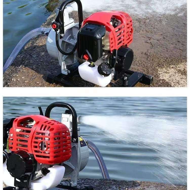 进口原装汽油机抽水泵灌溉菜园农用小型四冲程抽水机家用小型水泵