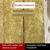 岩棉覆合保温板A级防火外墙屋顶隔音隔热玄武国标憎水50mm 100mm