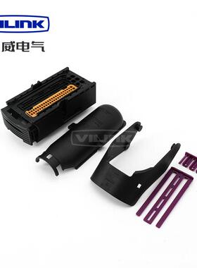 3-1534904-4 94孔 TE 油改气电脑板插头 ECU外壳 发动机电脑插头