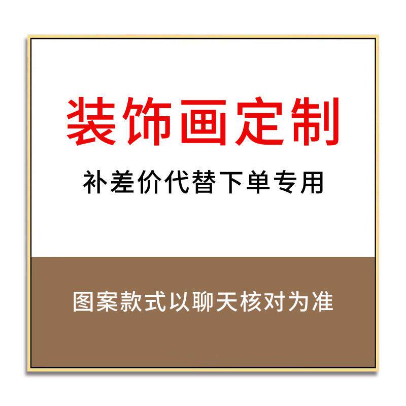 装饰画挂画定制 代替付款 代拍专用