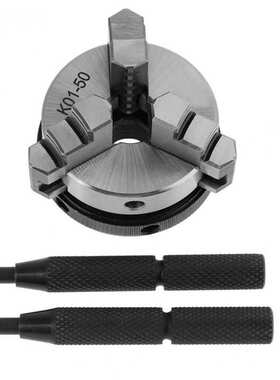 K01-50三爪自定心手紧卡盘M14*1木工迷你微型小卡盘接