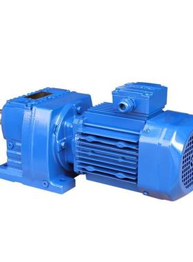 斜齿轮减速电机RF/R37R47R57R67R77R87R97R107R137R147变速器箱