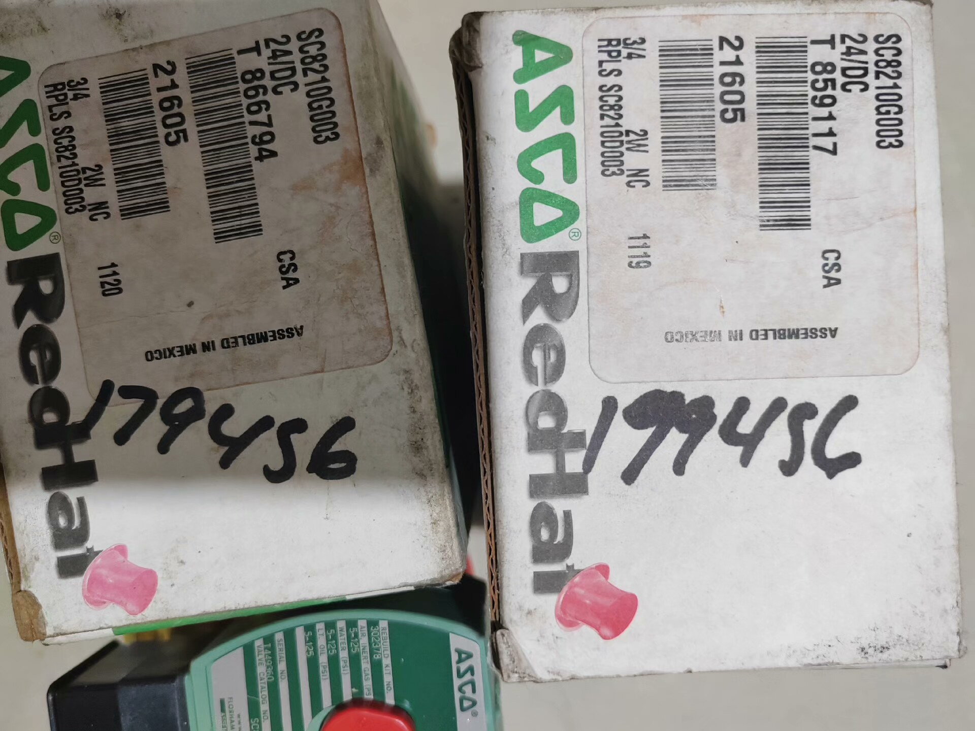 ASCO电磁阀SC8210G003维修包302378线圈MP