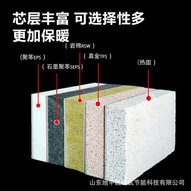 外墙保温装饰一体板保温一体板厂家直销室外建筑材料防火阻燃耐磨