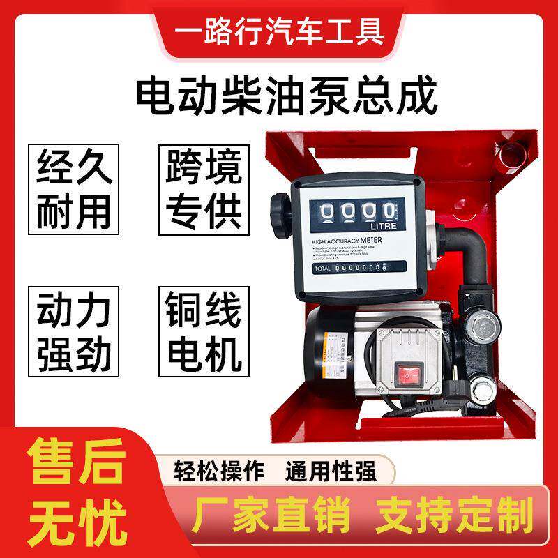 抽油泵组套220V550W厂家供应大功率电动加油机柴油泵总成