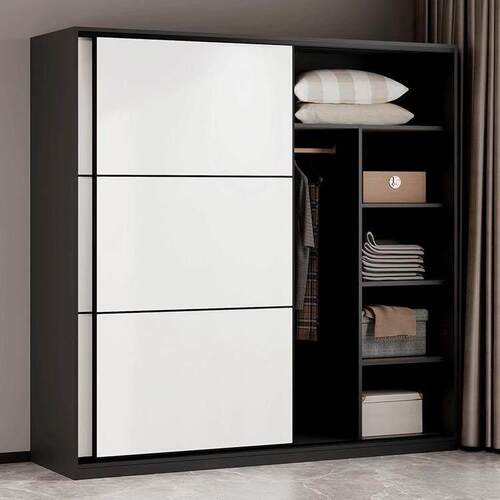 衣柜家用卧室免安装小型拉门柜子出租房用结实耐用儿童儿童衣橱