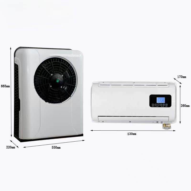 力特12V24V卡车停车空调汽车制冷12V智能变频卡车挖掘装载机
