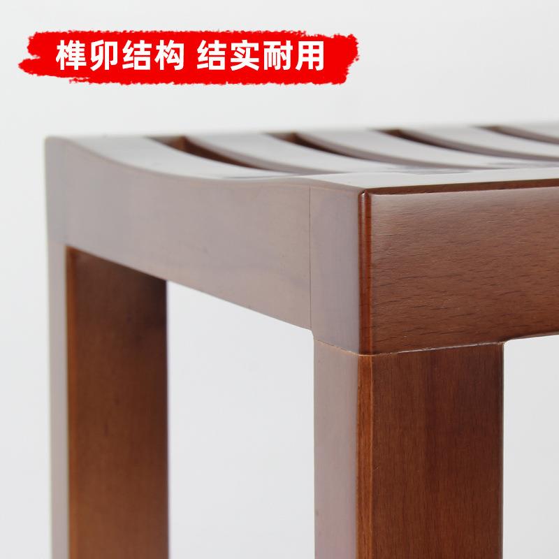 老人防滑洗澡凳洗浴凳实木洗澡椅子浴室木凳浴室凳卫生间板凳