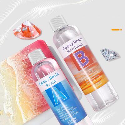 Crystal Epoxy Resin Kit AB Glue Hard Glue Supplies For A