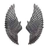 复古工业风墙面铁艺翅膀壁挂壁饰酒吧loft背景墙装 饰立体挂件批发