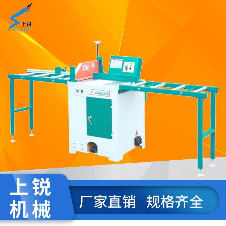 双端齐头锯可调自动断料齐头锯修边气动断料锯半自动木工断料锯