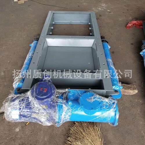 型电动推RQU杆平圆板闸门 DPZ方口口手动平板闸门双缸排污闸阀液