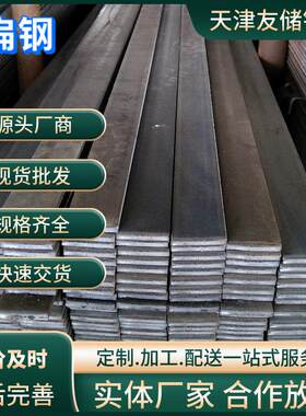 天津多仓发货规格齐全扁钢钢制房架结构件扶梯扁铁q235条热轧